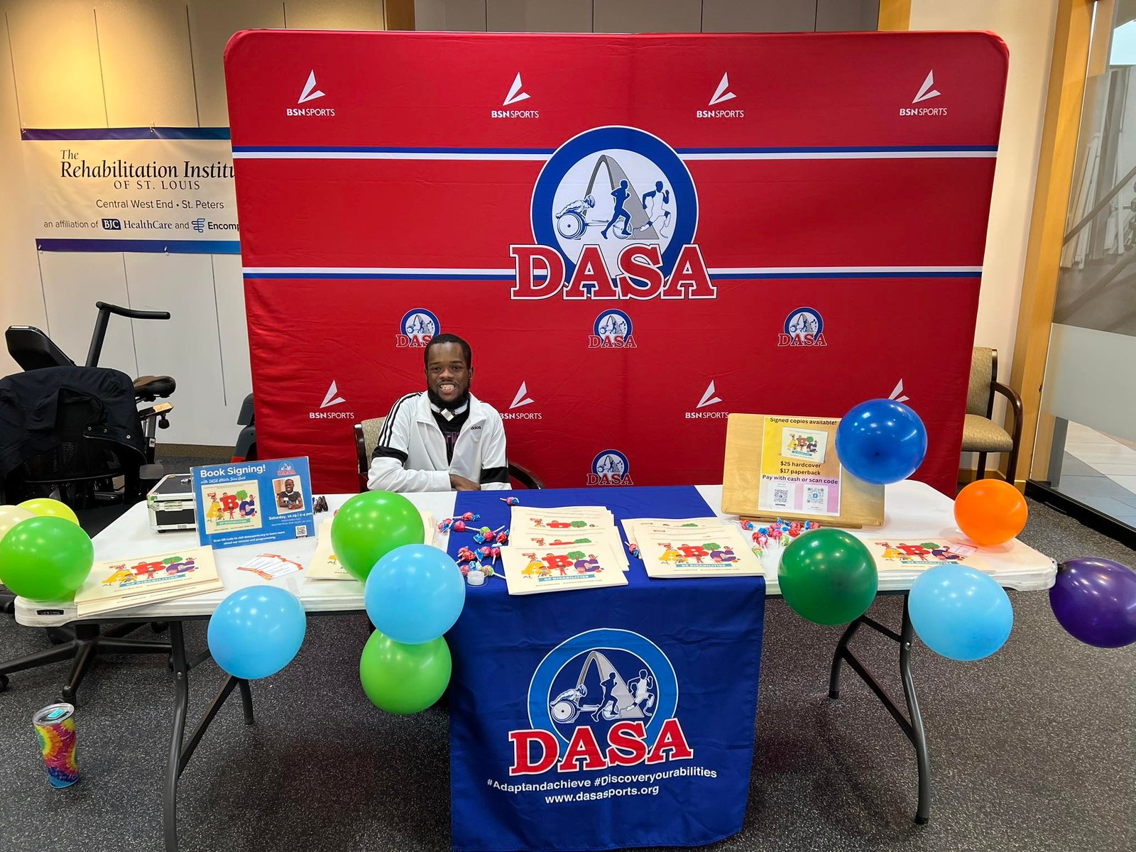 Sean Gold, disability advocate, at a community event